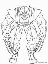Wolverine Coloring Pages For Kids Printable sketch template