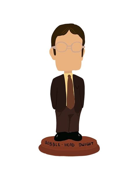 "Bobble Head Dwight" Art Print for Sale by GwenJones16 | Redbubble