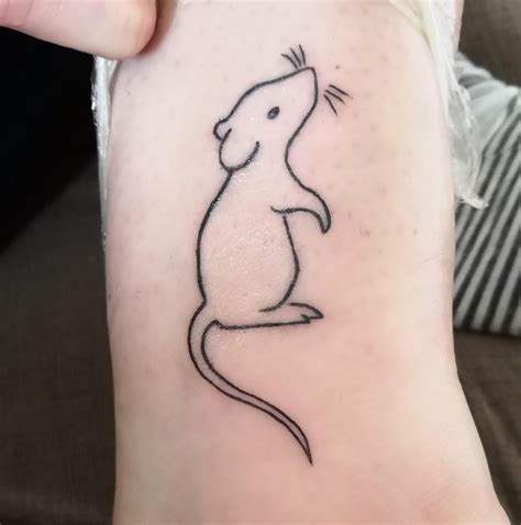 My sweet baby rat tattoo : RATS | Mouse tattoos, Rat tattoo, Tattoos