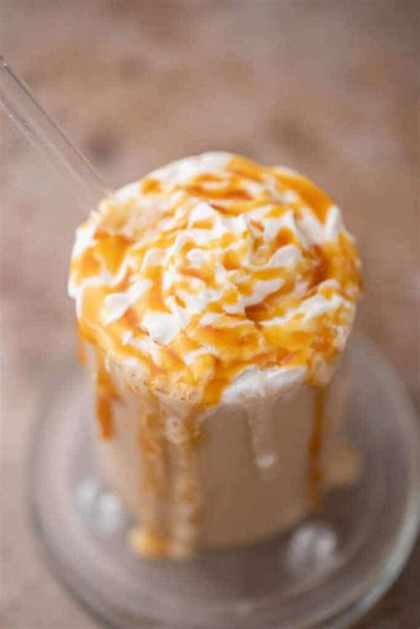 Easy Homemade McDonald's Caramel Frappe Recipe 2023 - AtOnce