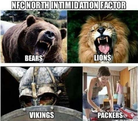 Scary Packers | Nfc north, Chicago bears football, Nfl memes funny