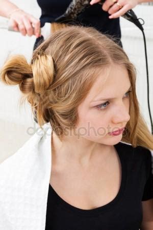 Hair styling in hair salon - Stock Image - Everypixel