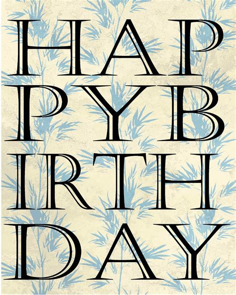 Bamboo Birthday Card Free Stock Photo - Public Domain Pictures