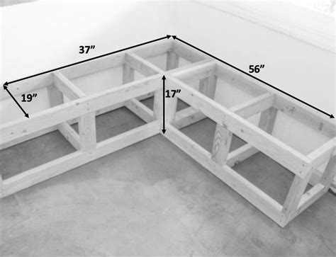 How to Build Your Own DIY Corner Bench Dining Table | Bench seating ...