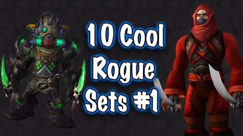 Jessiehealz - 10 Cool Rogue Transmog Sets #1 (World of Warcraft) - YouTube