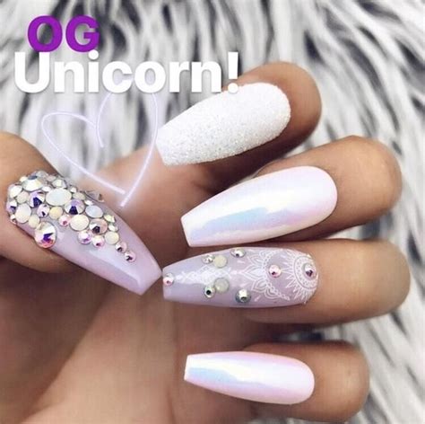 HANDMADE- OG UNICORN WHITE GLITTER UNICORN CHROME BLING CRYSTALS | Glue ...