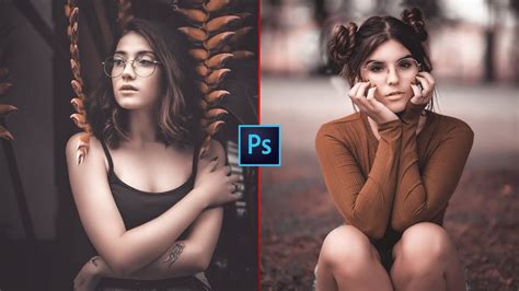 BROWN and WHITE Color Grading Effect in Photoshop | CAMERA RAW FILTER | Photoshop Tutorial ...