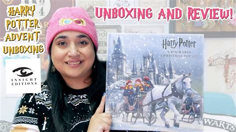 UNBOXING THE HARRY POTTER: A HOGWARTS CHRISTMAS POP UP BOOK ADVENT CALENDAR BY INSIGHT EDITIONS ...