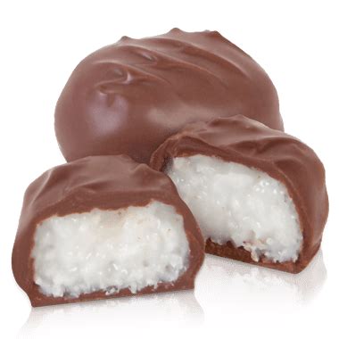 Coconut Creams Milk Chocolate (14/tray, 7 oz) by Abdallah Candies