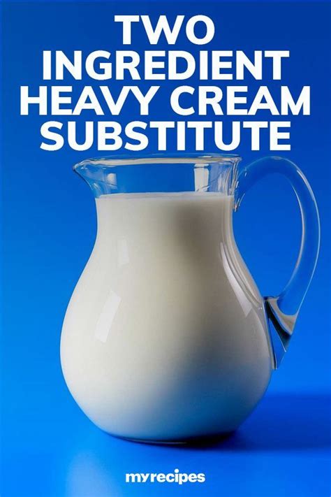 This DIY Heavy Cream Substitute Has Only Two Ingredients | Heavy cream substitute, Heavy cream ...