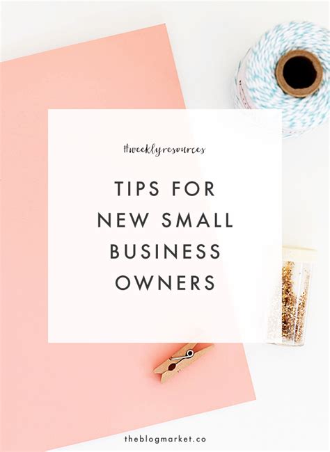 Tips & Inspiration for New Small Busines Owners | The Blog Market