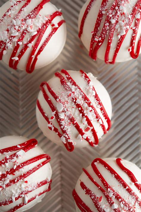 Candy Cane Cocoa Bombs Recipe | Girl Vs Dough