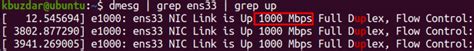 How do I check my NIC card speed Linux?