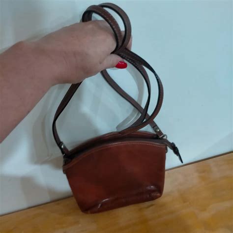 Vintage Cellini Small Brown Leather Handbag VGVC(s)