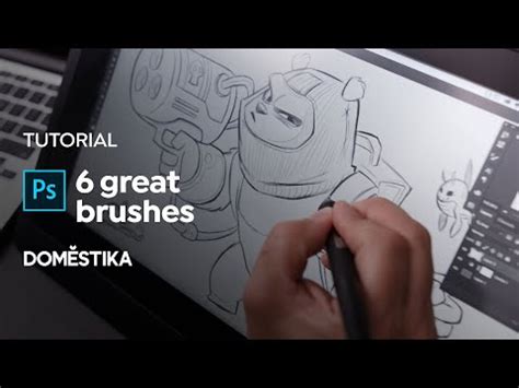 Photoshop Tutorial: 6 Great Brushes for Digital Painting | Domestika