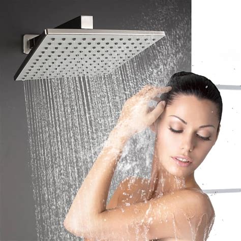 10 Inch Wall Mount Shower System WIth Rough-in Valve Bathroom Shower ...