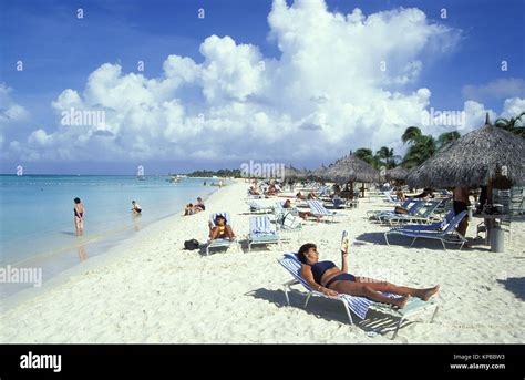 Palm Beach, Aruba, Netherlands Antilles Stock Photo - Alamy