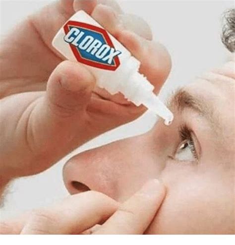 Clorox eyedrops | Eyes meme, Bleach eyes meme, Face reveal