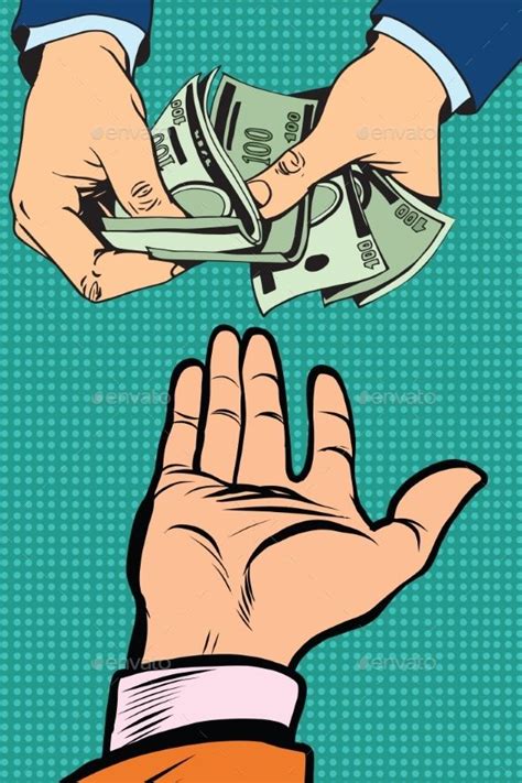Hand Giving Money | Pop art wallpaper, Art background, Art