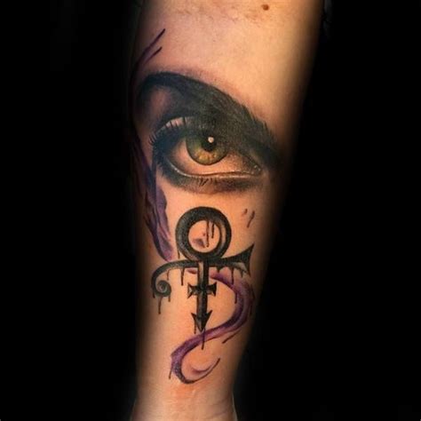 50 Prince Tattoo Designs For Men - Musician Ink Ideas | Prince tattoos, Prince tattoo purple ...