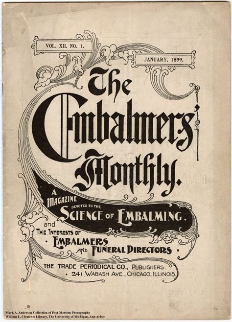 Modern Embalming - UM Clements Library