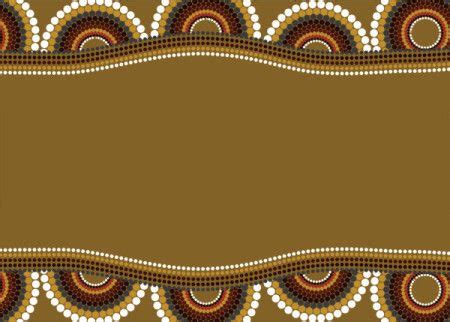 Printable Aboriginal Border - Illustration - Download Graphics & Vectors