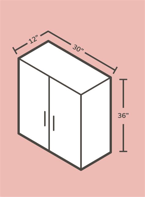 Bathroom Cabinet Sizes Chart – Two Birds Home