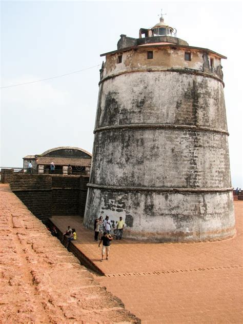 Fort Aguada and Its Lighthouse Editorial Image - Image of fort, india ...