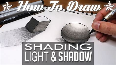 HOW TO DRAW - Shading Light & Shadow | How to draw shadow, Shadow ...