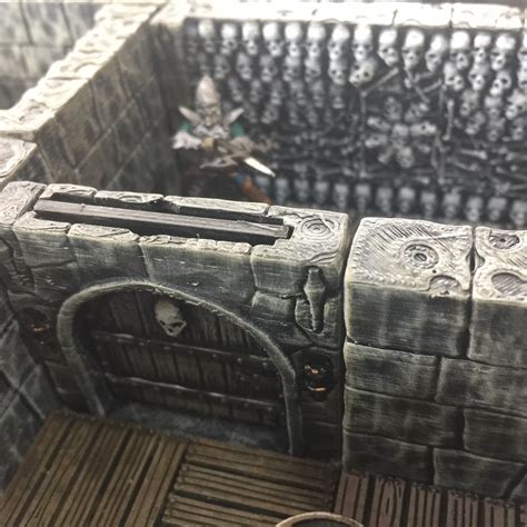 Rampage Crypt Walls - Printable Scenery