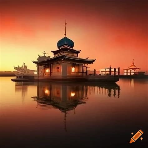 Unique japanese-sikh temple architecture on Craiyon