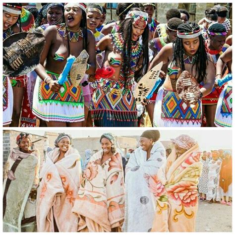 Clipkulture | Zulu Maidens In Umemulo Traditional Attire For Ceremony