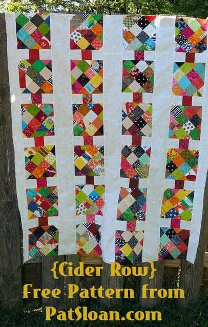 Free Pattern - Cider Row Quilt by Pat Sloan