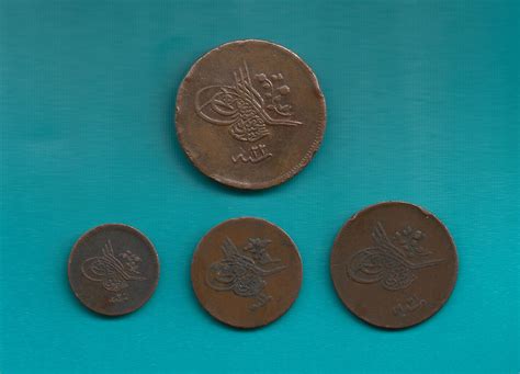 Turkey Ottoman AH 1255 (1839) Abdulmejid 5,10,20 40 para copper coins | eBay