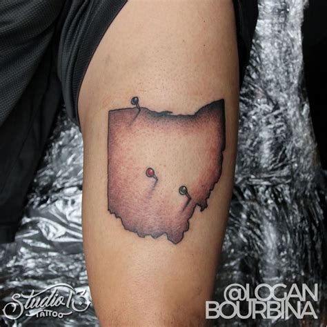 20+ Ohio Outline Tattoo | EmilioMirabelle