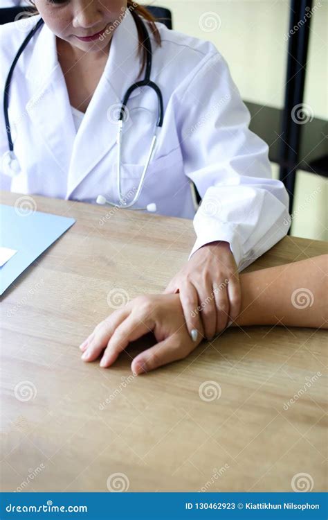 Beautiful Woman Doctor with the Stethoscope Holding Heart. Stock Image - Image of clinic ...