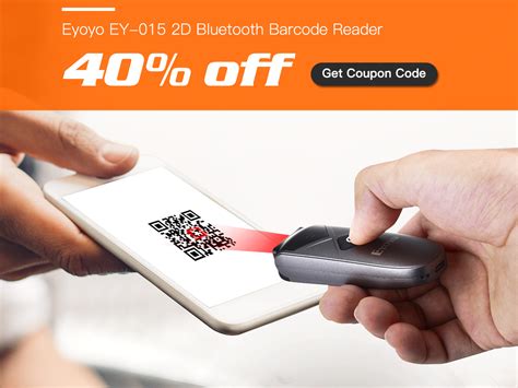 Eyoyo EY-015 Bluetooth Barcode Scanner, Mini Portable Barcode Reader with USB Wired/Bluetooth/ 2 ...