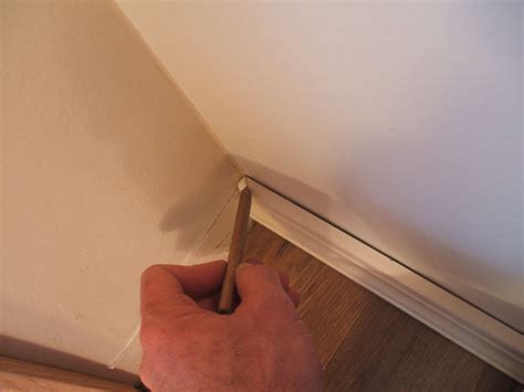 Mark Direction of Cut on First Baseboard