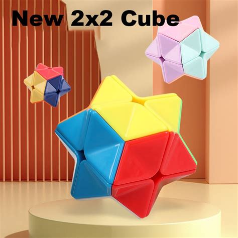 New Styles 2X2 cube 2x2x2 Magnetic Cube puzzle training reaction speed children's professional ...
