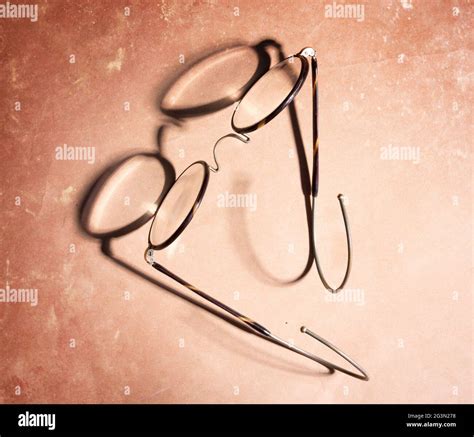 Vintage glasses isolated Stock Photo - Alamy