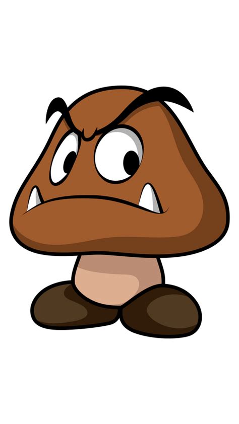 Super Mario Goomba Sticker | Graffiti characters, Mini drawings, Mushroom drawing