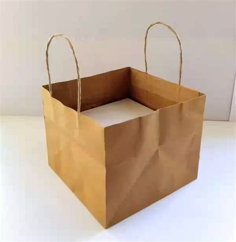 Cake Packaging Brown Kraft Paper Bag, Thickness: 4mm, Capacity: 1kg at ...