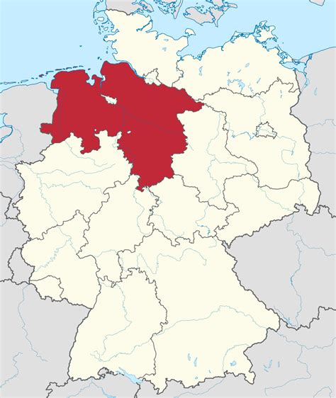 Map of Lower Saxony in Germany | Lower saxony, Germany travel, Pictures of germany