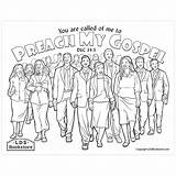 Preach My Gospel Coloring Page  Printable Doctrine And Covenants sketch template
