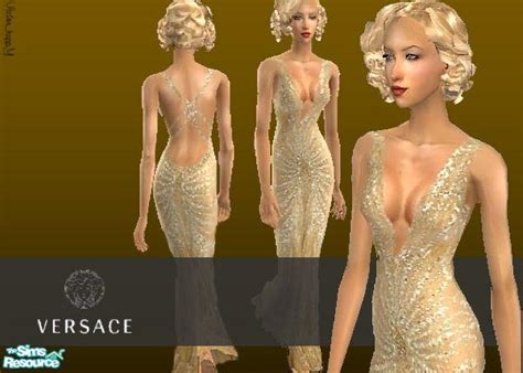 The Sims Resource - Christina's Aguilera Versace Dress [VMA]