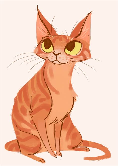 Daily Cat Drawings | Cute cat drawing, Cat drawing, Cat illustration