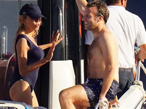 Emmanuel Macron and his wife Brigitte take a break in the Cote d'Azur ...