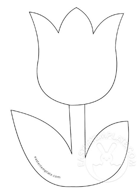 Simple Tulip Clipart