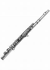 Flute Coloring Pages Printable Sketch Coloring Page sketch template