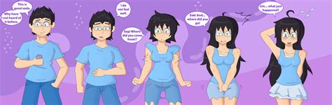 New Soda Gender Transformation (Commission) by TheMaskofaFox on DeviantArt